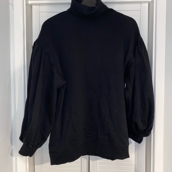 Zara turtleneck puffy sleeve - Picture 1 of 4